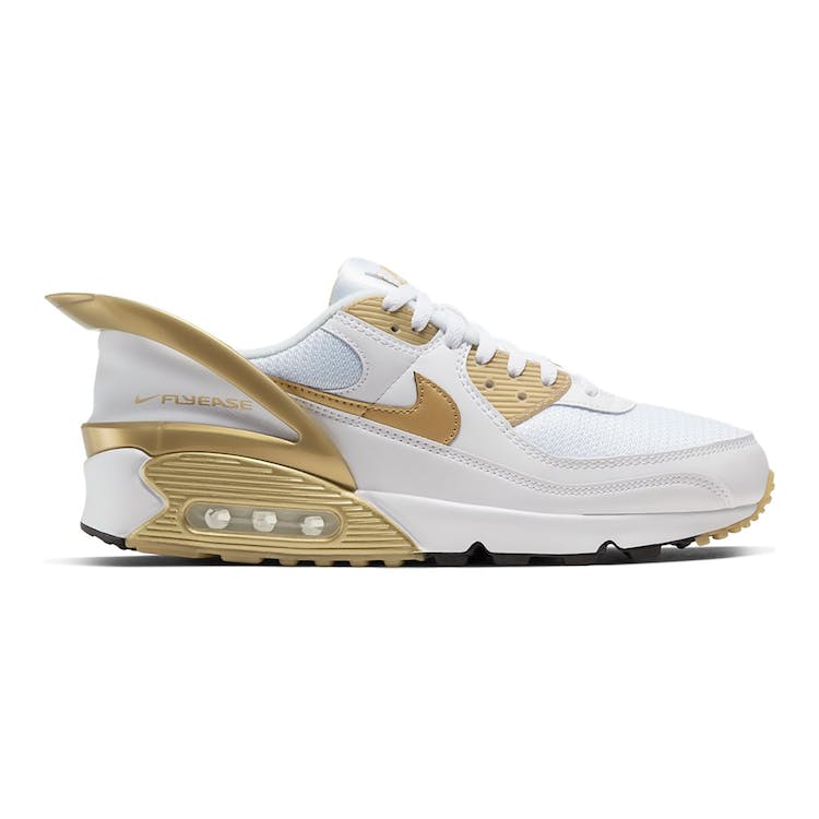 Image of Nike Air Max 90 Flyease White Gold