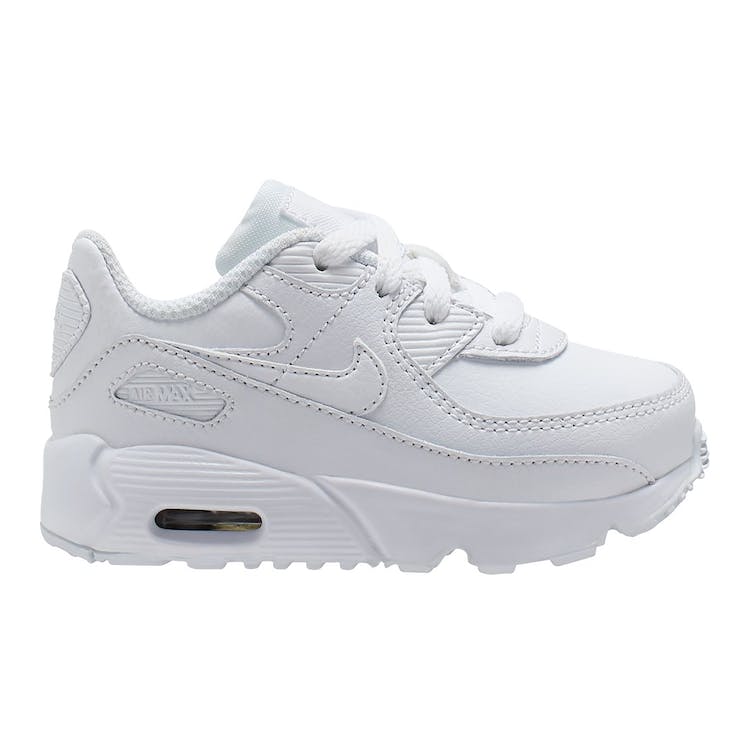 Image of Nike Air Max 90 Leather Triple White (TD)