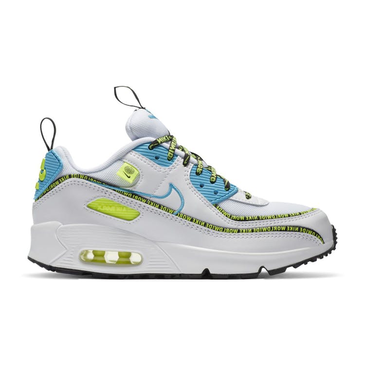 Image of Nike Air Max 90 SE Worldwide Pack Blue Fury Volt (GS)