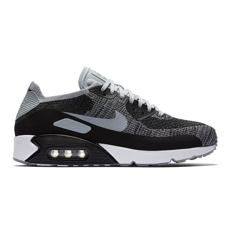Image of Nike Air Max 90 Ultra 2.0 Flyknit Black Wolf Grey