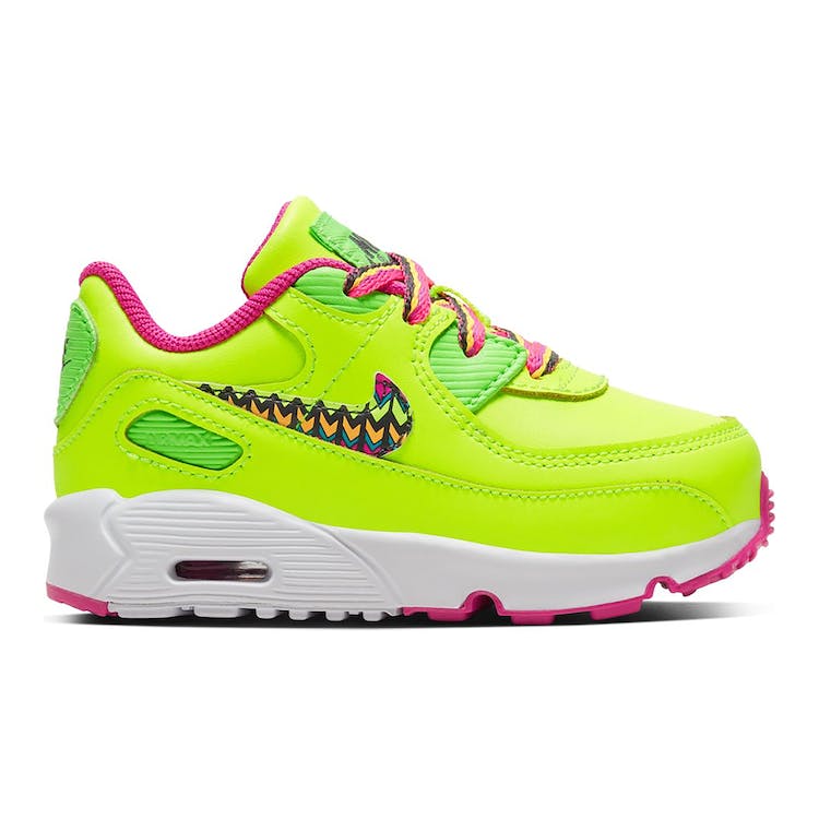 Image of Nike Air Max 90 Volt Fire Pink Green Strike (TD)