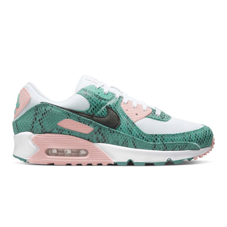 Image of Nike Air Max 90 Washed Teal Snakeskin