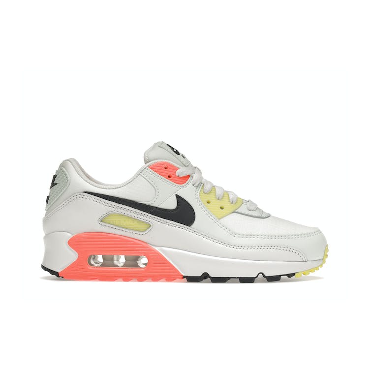Image of Nike Air Max 90 White Barely Green Bright Mango (W)