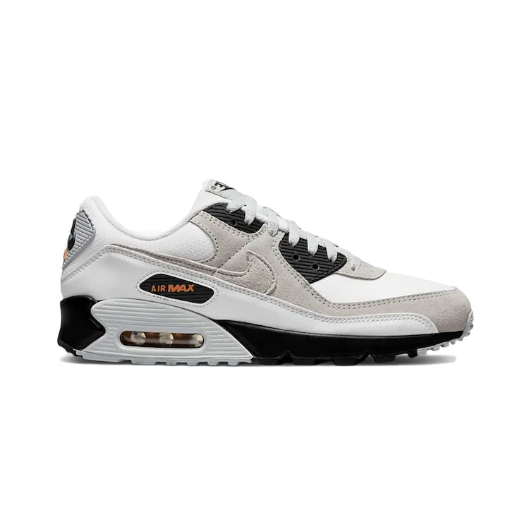 Image of Nike Air Max 90 White Black Hot Curry