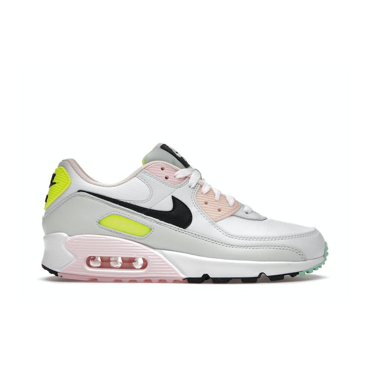 Image of Nike Air Max 90 White Volt Green Glow (W)