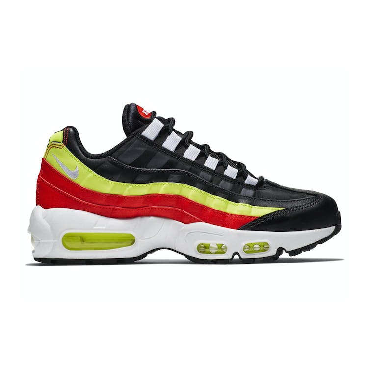 Image of Nike Air Max 95 Black Neon Red
