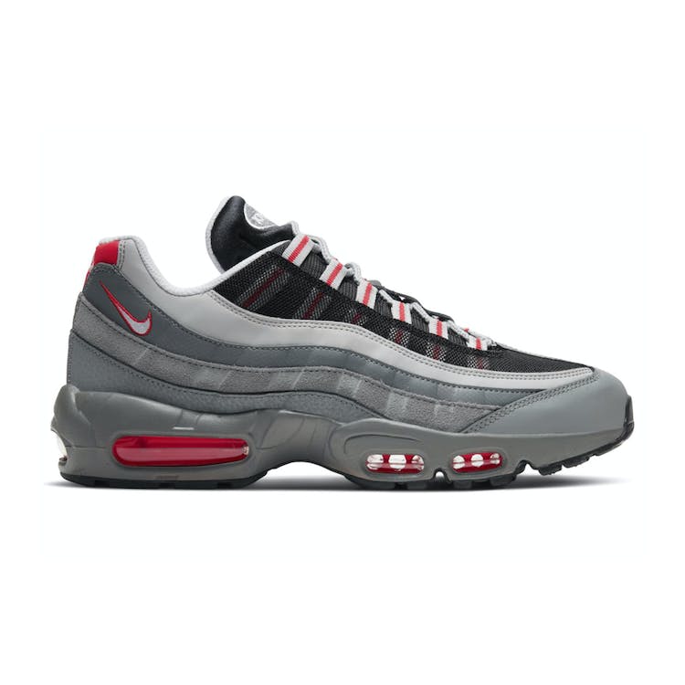 Image of Nike Air Max 95 Essential Particle Grey Track Red