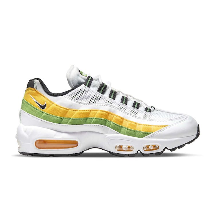 Image of Nike Air Max 95 Essential White Green Apple Tour Yellow