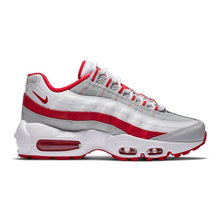 Image of Nike Air Max 95 Recraft Grey Fog Hyper Red (GS)