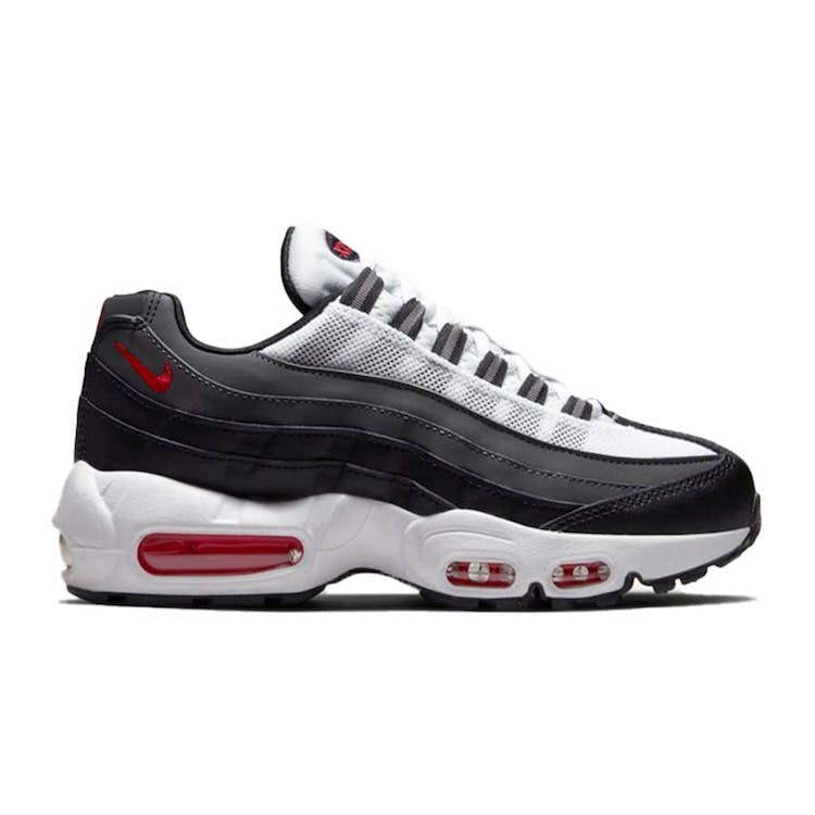 Image of Nike Air Max 95 Recraft White Iron Grey University Red (GS)