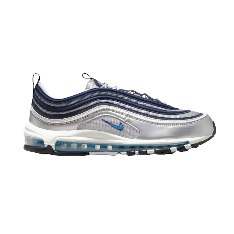 Image of Nike Air Max 97 Metallic Silver Chlorine Blue