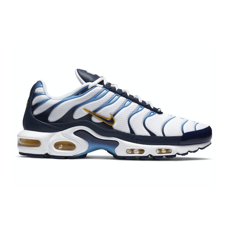 Image of Nike Air Max Plus White Navy Gold