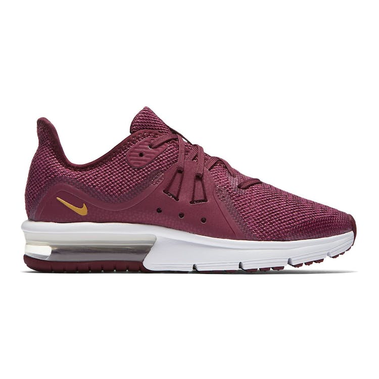 Image of Nike Air Max Sequent 3 Bordeaux Metallic Gold (GS)