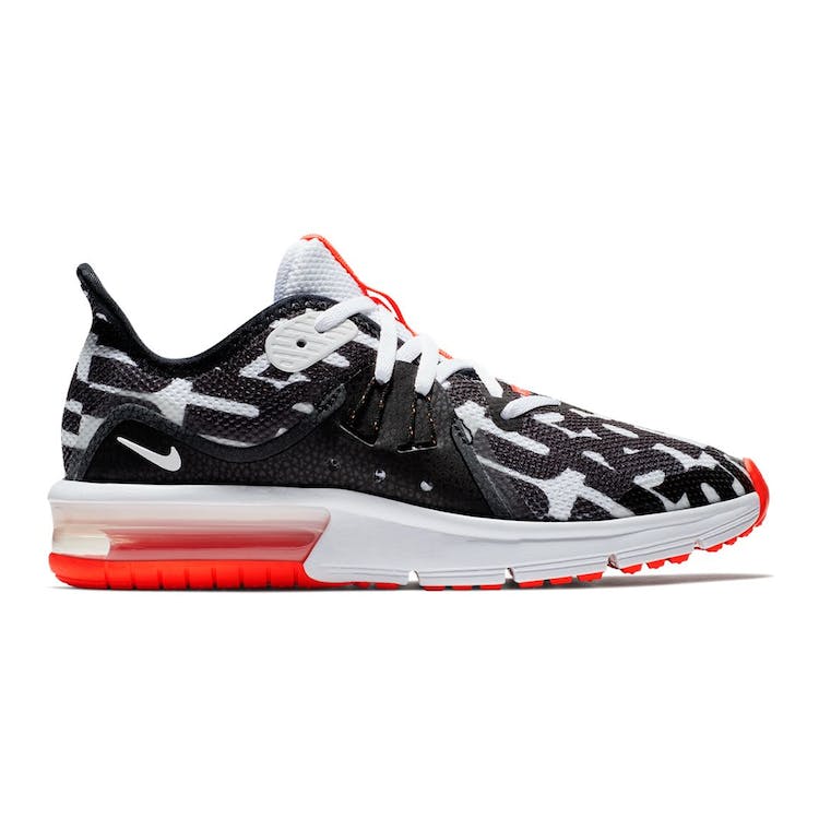 Image of Nike Air Max Sequent 3 Just Do It White Black Crimson (GS)