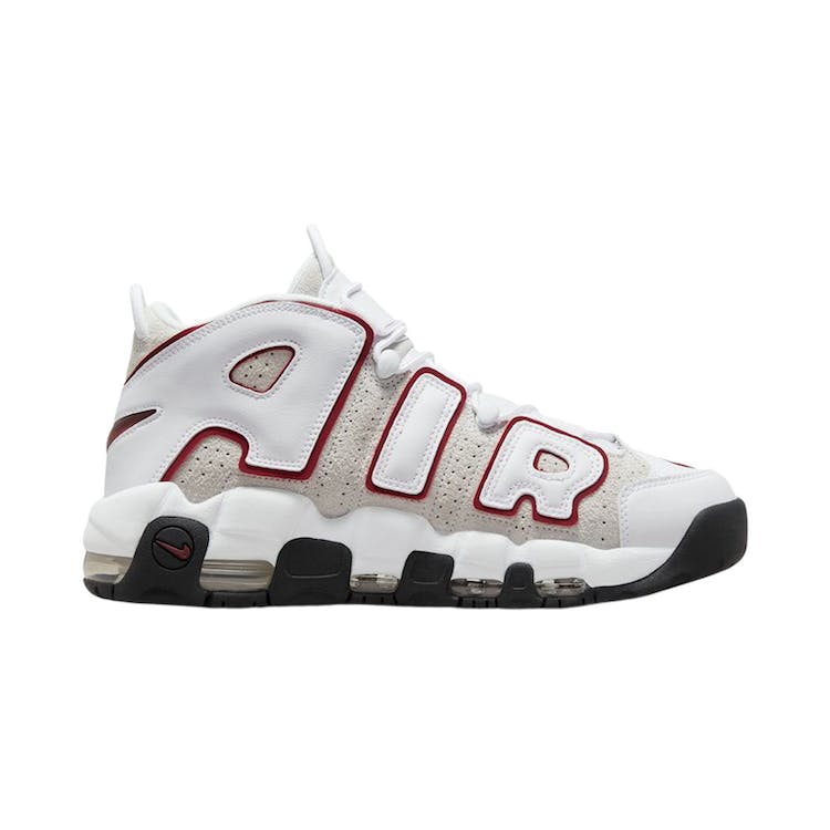 Image of Nike Air More Uptempo 96 White Team Red Summit White TM Best Grey