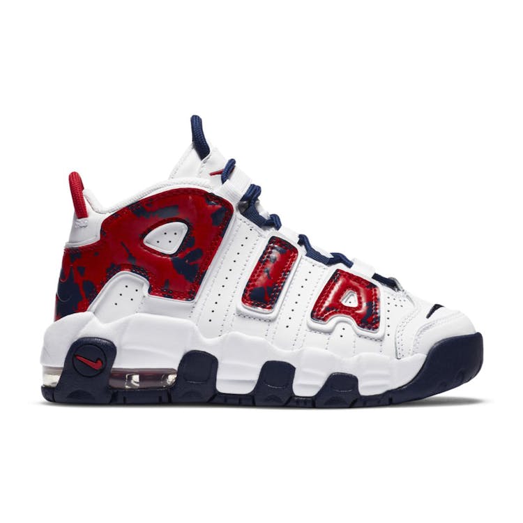 Image of Nike Air More Uptempo Red Navy Camo (PS)