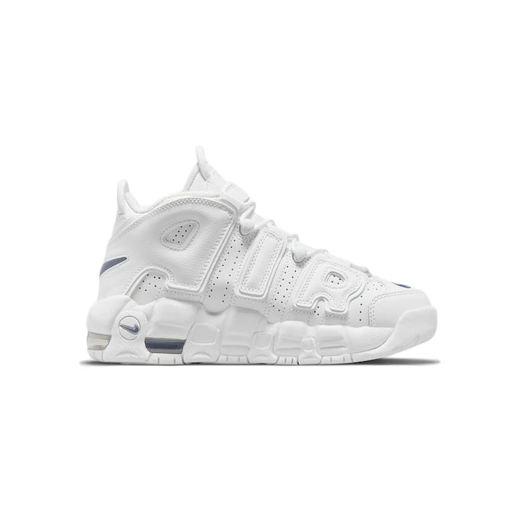 Image of Nike Air More Uptempo White Midnight Navy (GS)