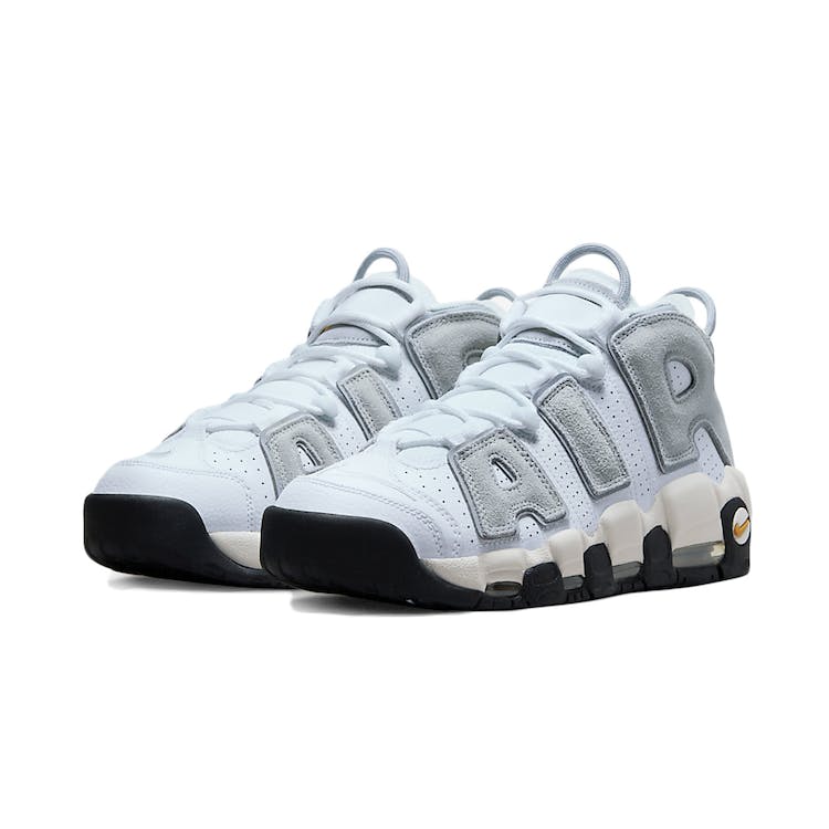 Image of Nike Air More Uptempo Wolf Grey Solar Flare