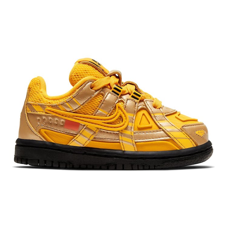 Image of Nike Air Rubber Dunk Off-White University Gold (TD)