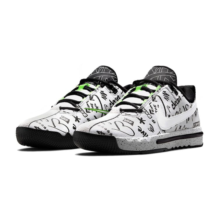 Image of Nike Air Sesh Pure Platinum Action Green