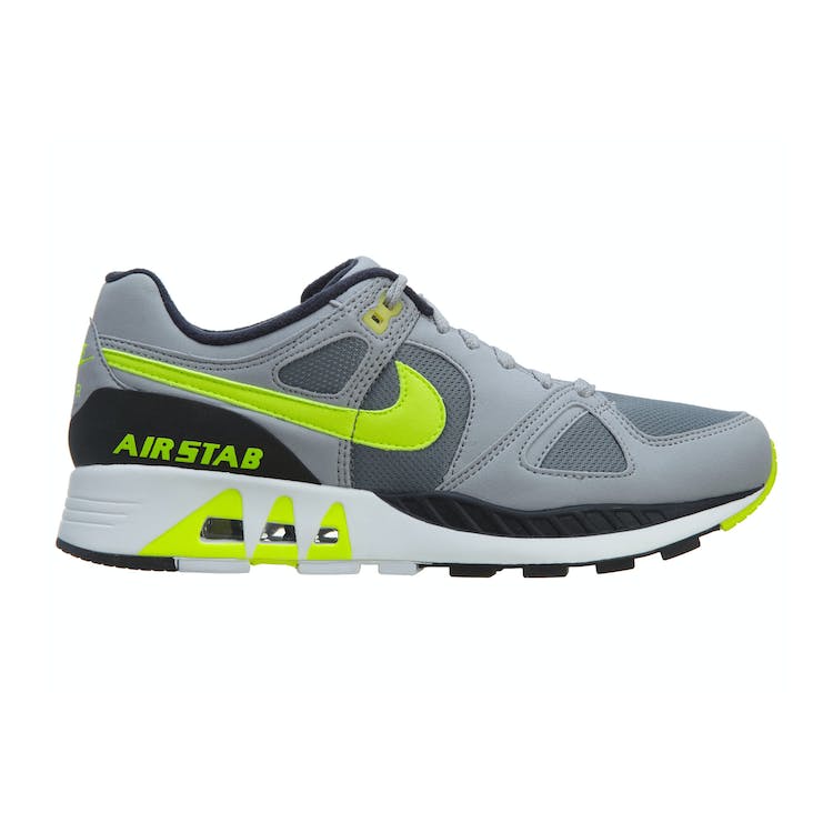 Image of Nike Air Stab Cool Grey/Volt-Wolf Grey-Anthrct