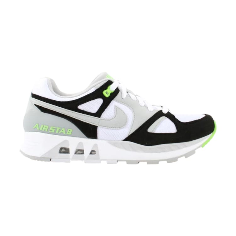 Image of Nike Air Stab Neutral Grey Electric Green