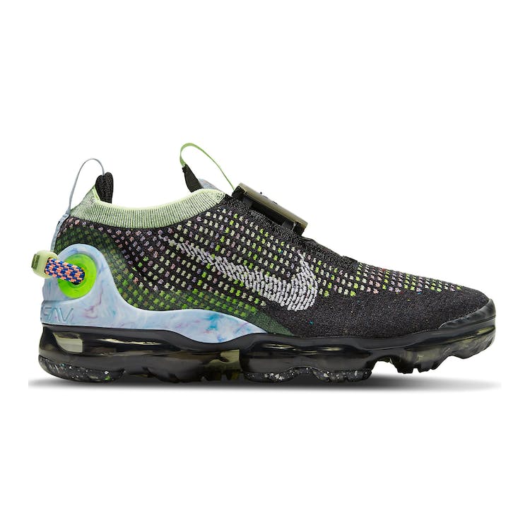 Image of Nike Air VaporMax 2020 Flyknit Black Barely Volt (W)