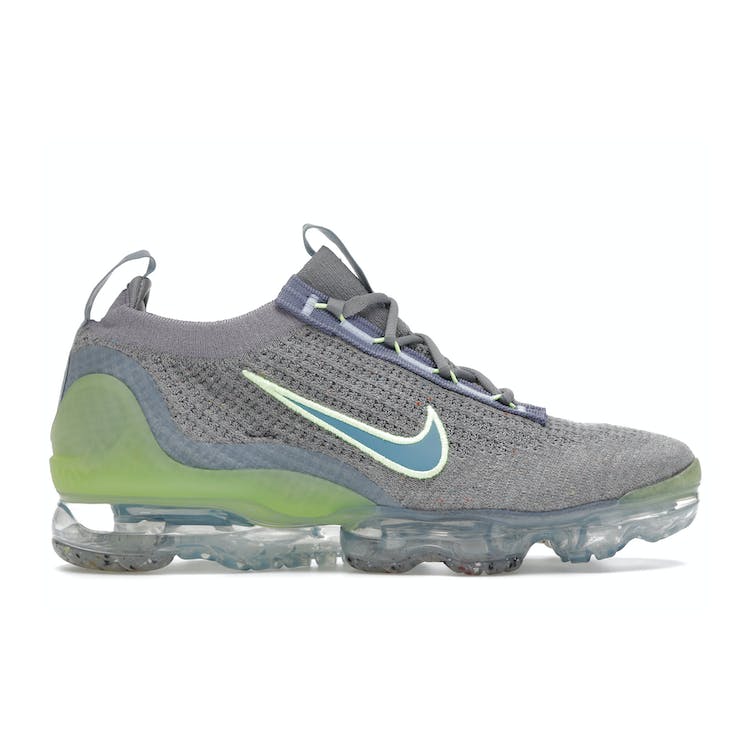 Image of Nike Air VaporMax 2021 FK Particle Grey Liquid Lime