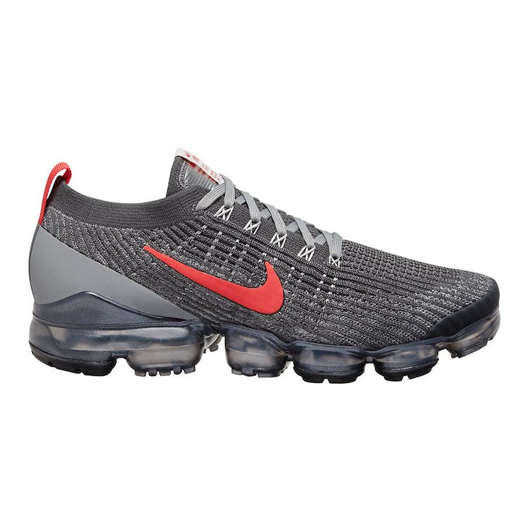 Image of Nike Air VaporMax Flyknit 3 Grey Track Red