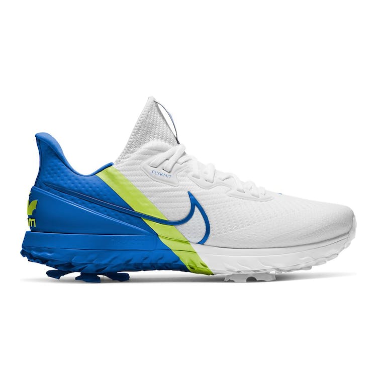 Image of Nike Air Zoom Infinity Tour White Volt Baseball Blue