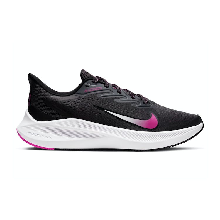 Image of Nike Air Zoom Winflo 7 Dark Smoke Grey Fire Pink (W)
