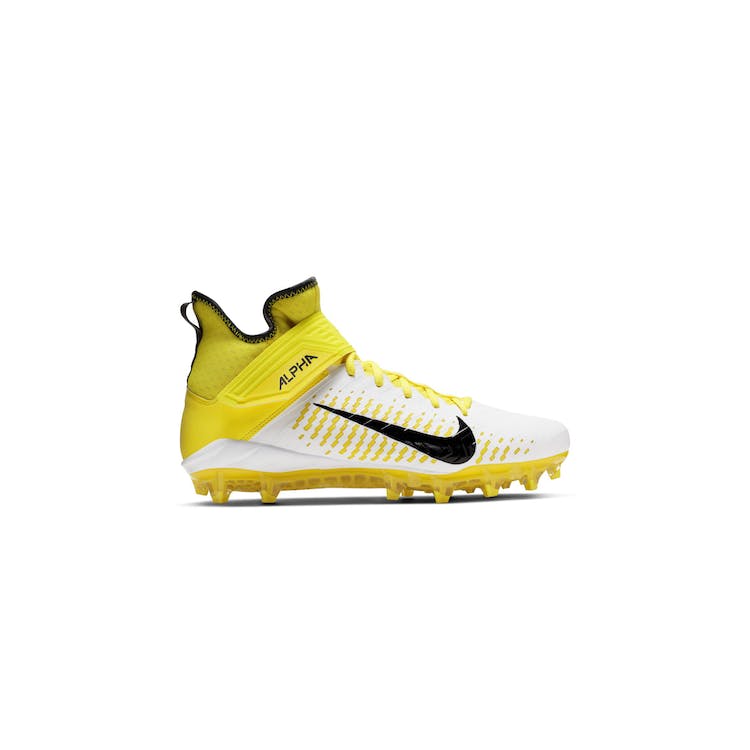 Image of Nike Alpha Menace Pro 2 Mid White Opti Yellow