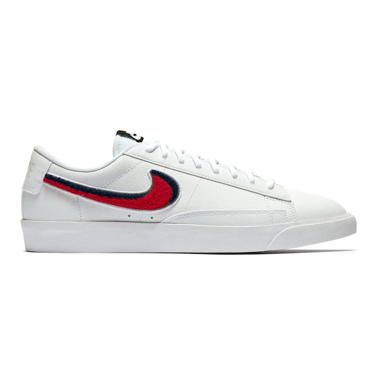 Image of Nike Blazer Low 3D White Blue Red