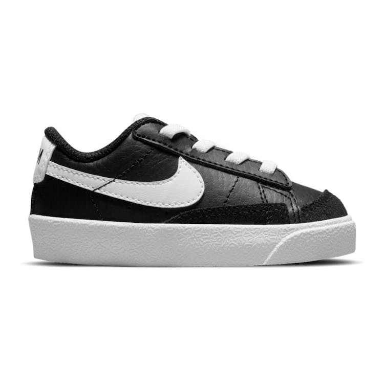 Image of Nike Blazer Low 77 Black White (TD)