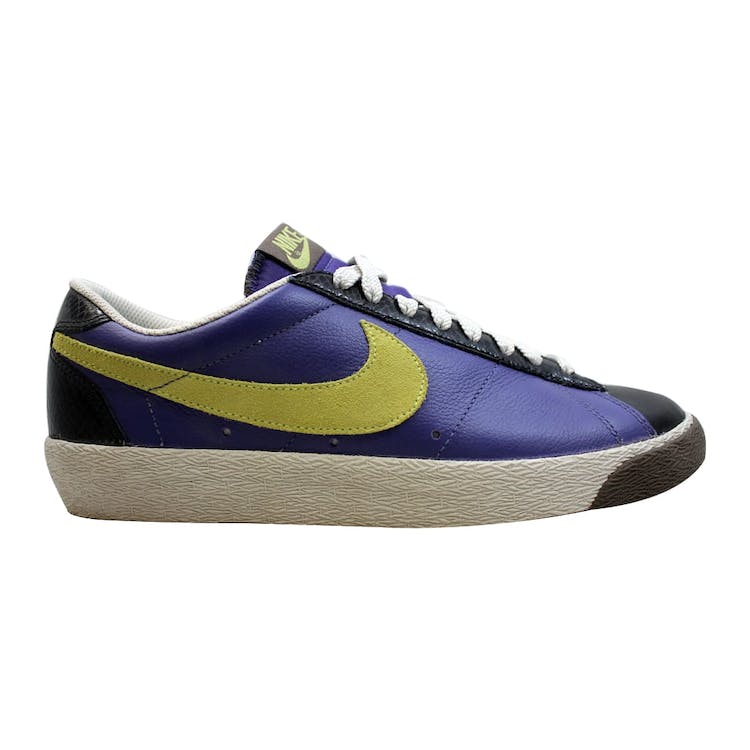 Image of Nike Blazer Low Classic Varsity Purple/Lime-Black-Light Bone