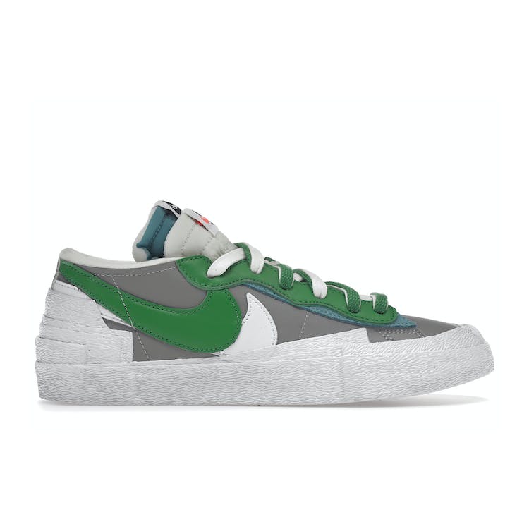 Image of Nike Blazer Low sacai Medium Grey Classic Green