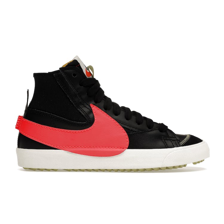 Image of Nike Blazer Mid 77 Jumbo Black Bright Crimson