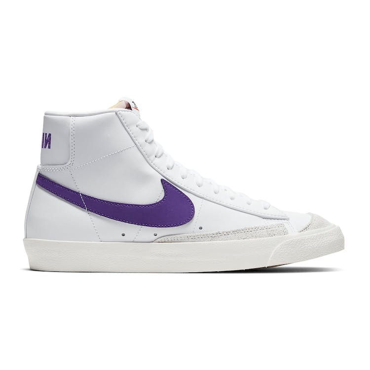 Image of Nike Blazer Mid 77 Vintage White Voltage Purple