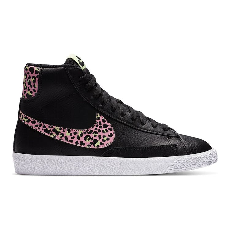 Image of Nike Blazer Mid Black Pink Cheetah (GS)