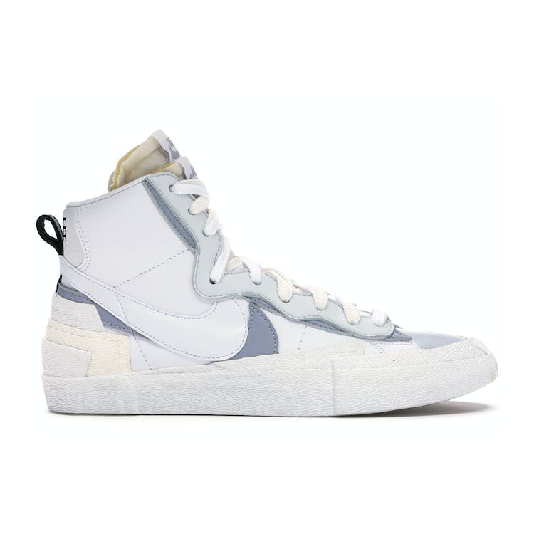 Image of Sacai x Nike Blazer Mid White Grey