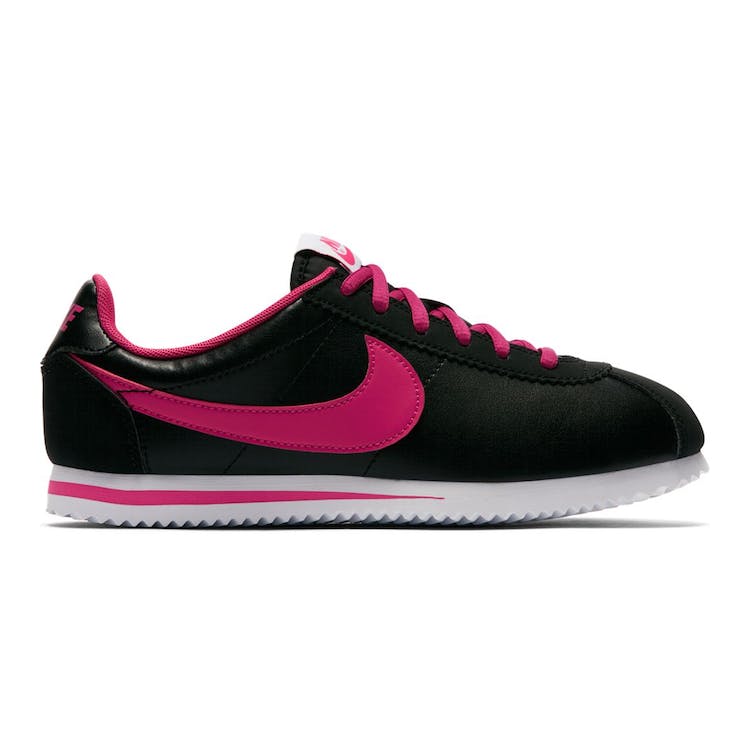 Image of Nike Cortez Black Vivid Pink (GS)