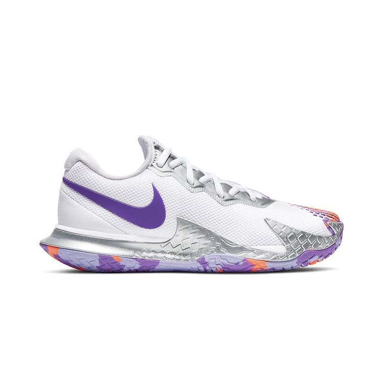 Image of Nike Court Air Zoom Vapor Cage 4 White Purple Pulse (W)