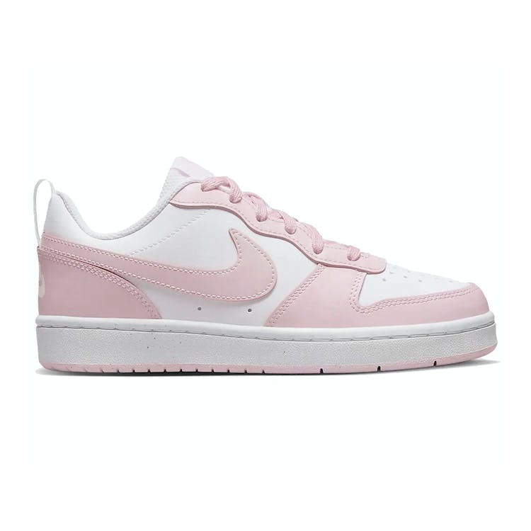 Image of Nike Court Borough Low 2 SE White Pink Foam (GS)