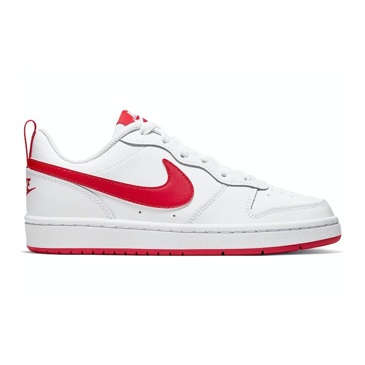 Image of Nike Court Borough Low 2 White Red (GS)