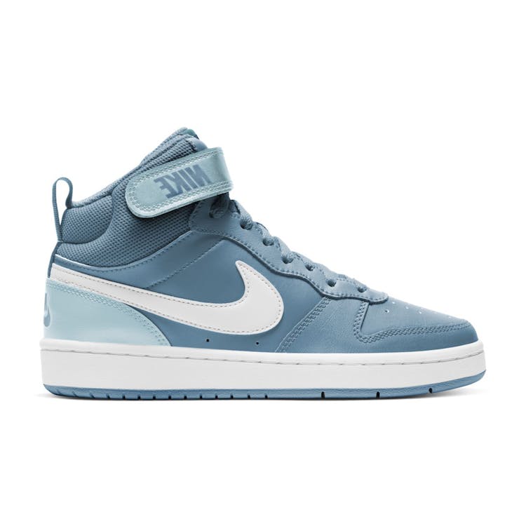 Image of Nike Court Borough Mid 2 Cerulean (GS)