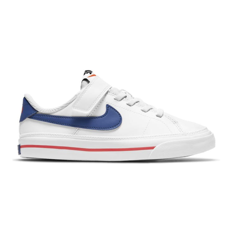 Image of Nike Court Legacy White Deep Royal Blue (PS)