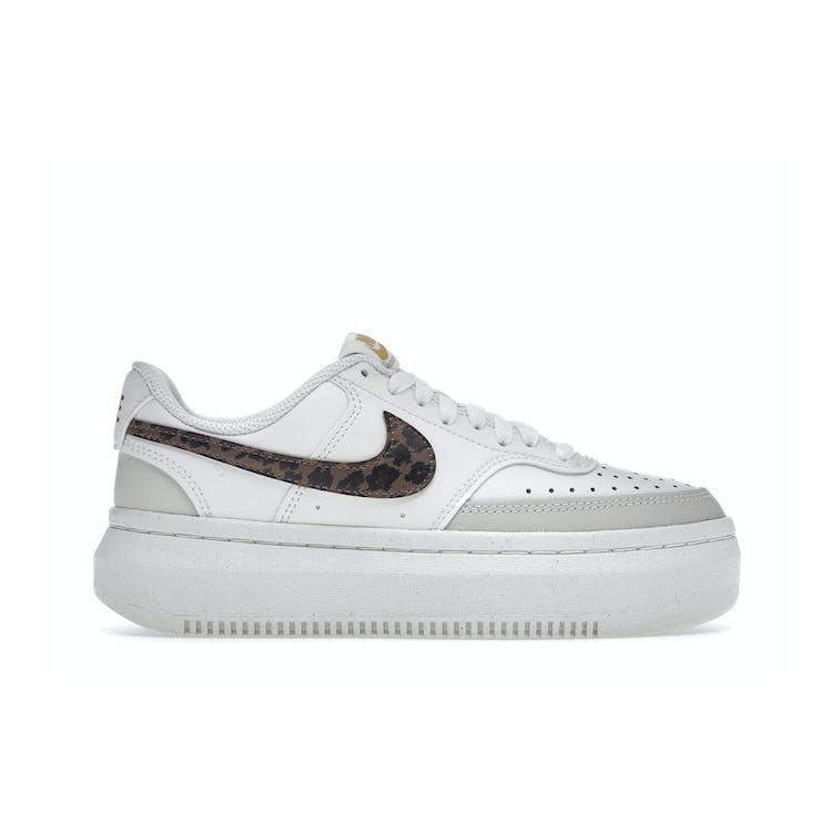 Image of Nike Court Vision Alta Low White Light Bone Sail Archaeo Brown (W)