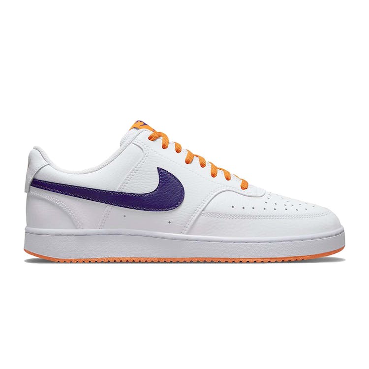 Image of Nike Court Vision Low White Light Curry Electric Purple