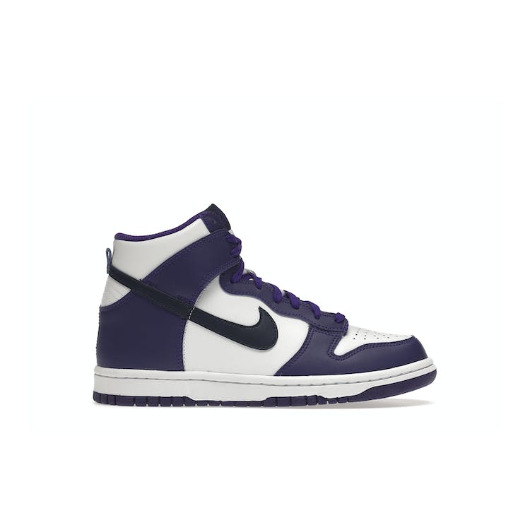 Image of Nike Dunk High Electro Purple Midnght Navy (GS)