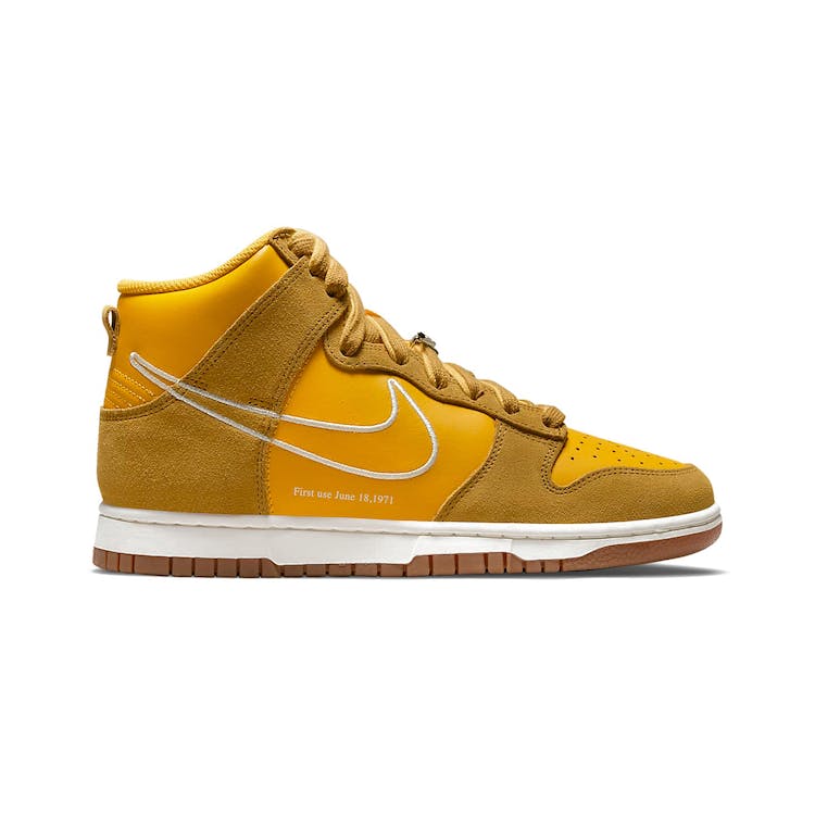 Image of Nike Dunk High First Use University Gold (W)